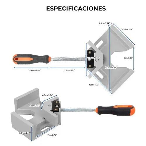 Abrazadera de Ángulo Recto 90 Grados