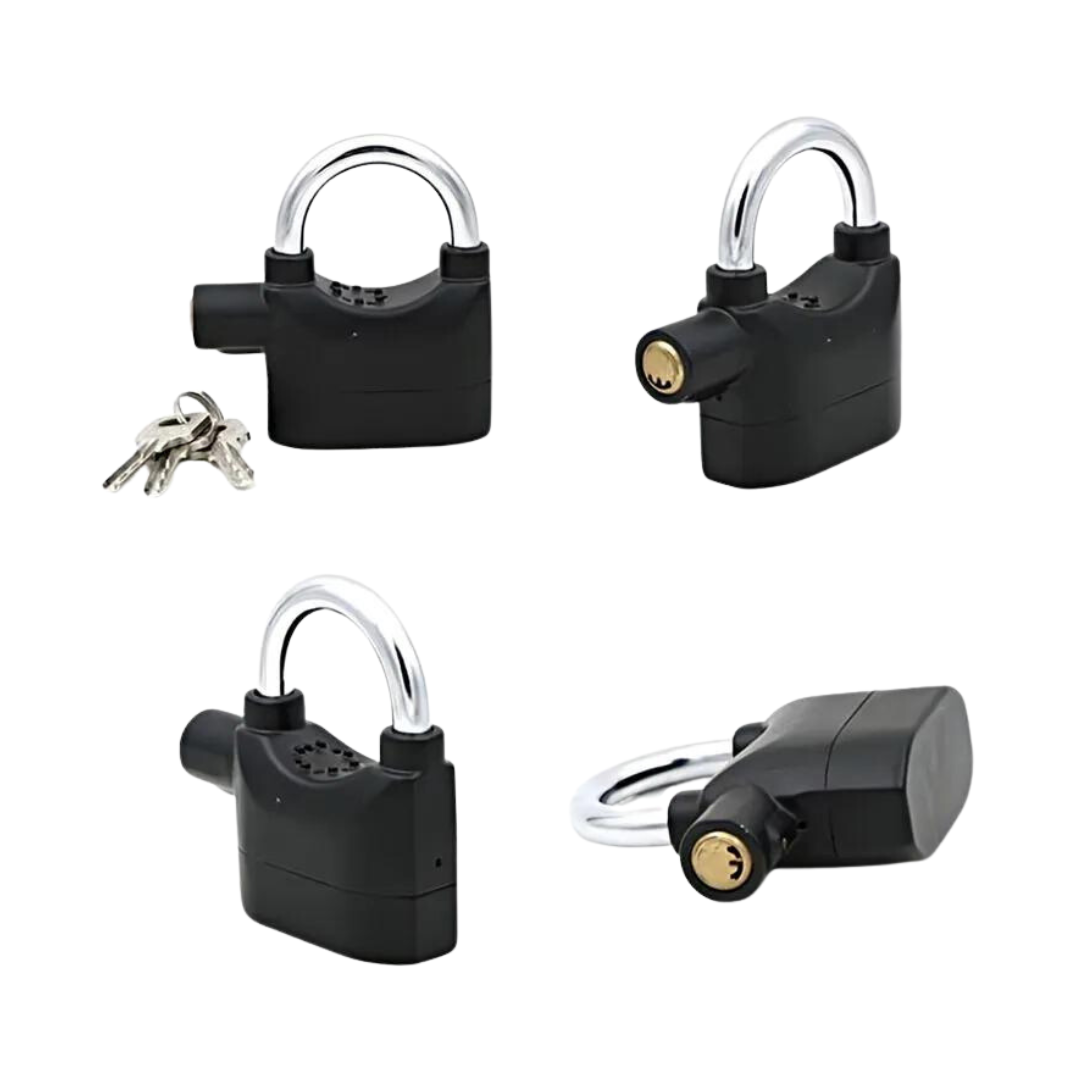 Candado alarma (Moto, bicicleta, casa y negocio)