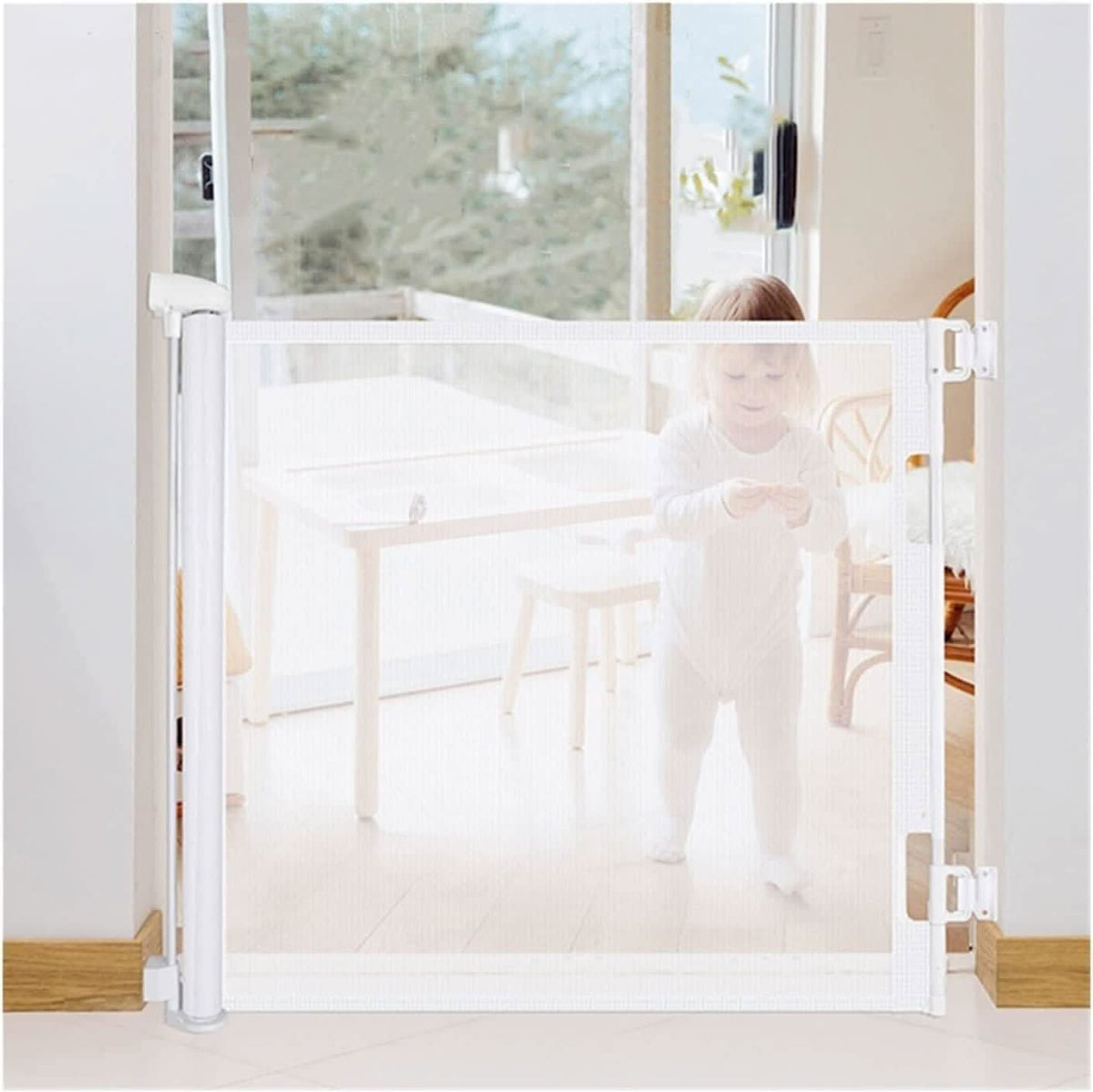 Puerta Retráctil de Seguridad Para Niños y Mascotas