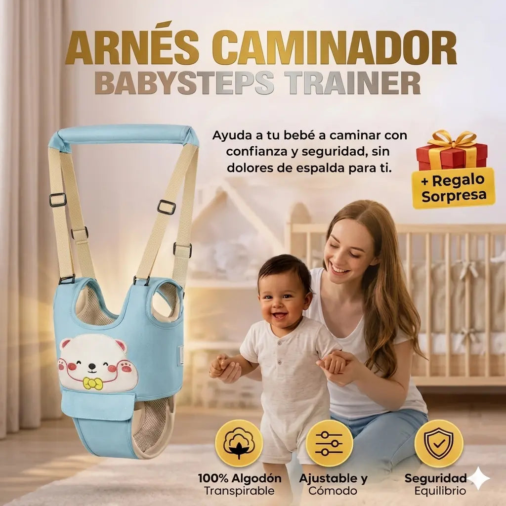Arnés Caminador BabySteps Trainer 2 en 1 + Regalo Sorpresa