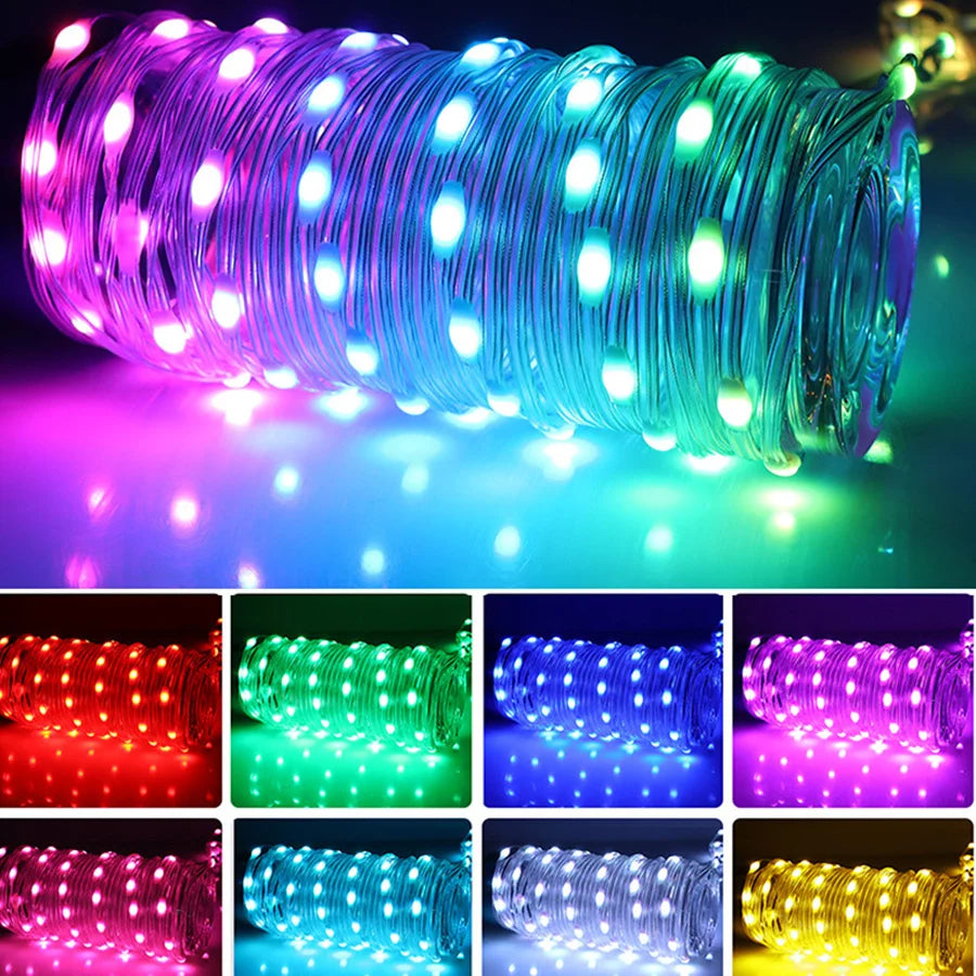 Luces LED Inteligentes RGB de Navidad - 10 Metros