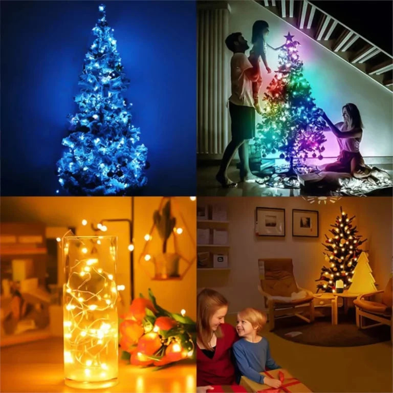 Luces LED Inteligentes RGB de Navidad + Regalo 🎁