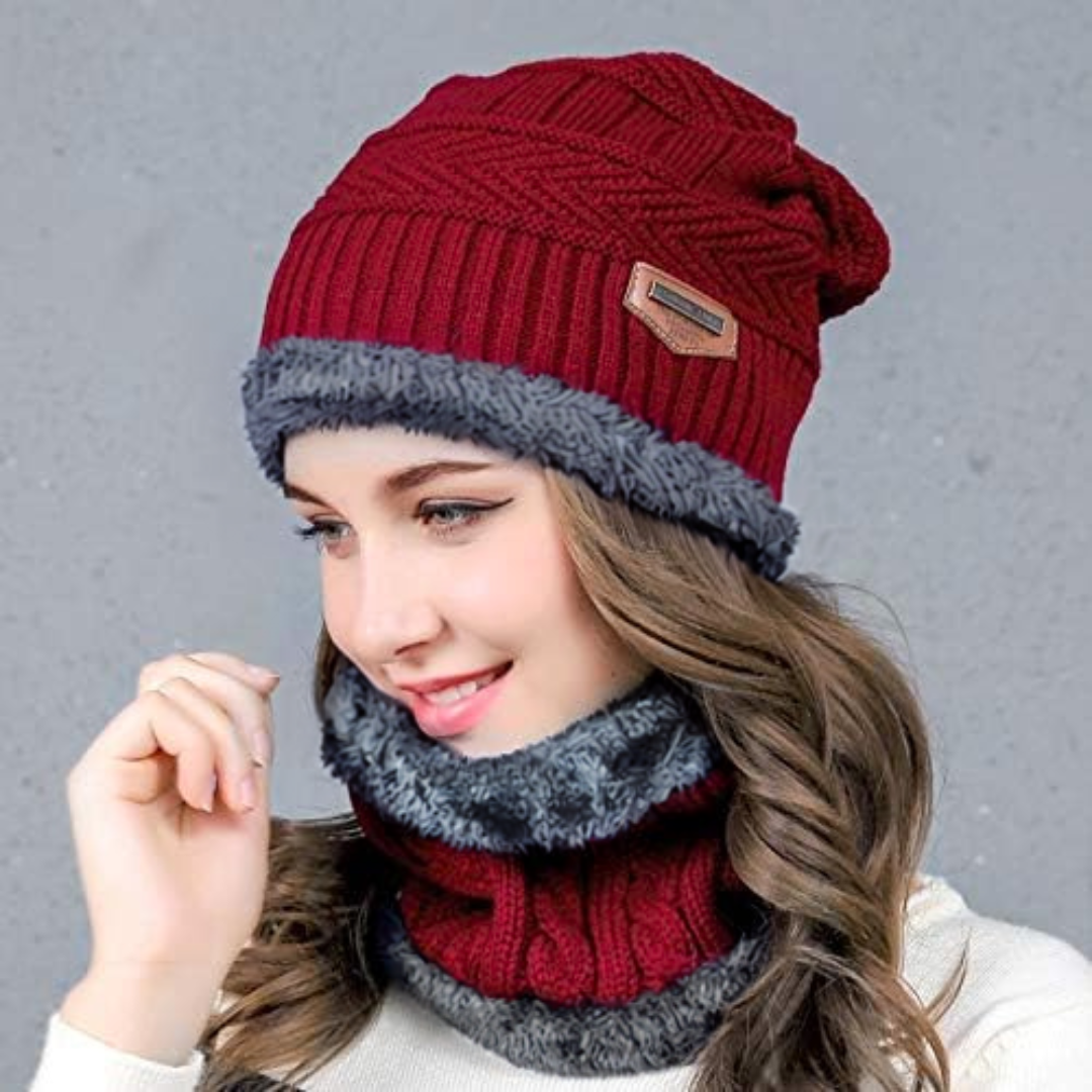 Gorro con Cuellera para Invierno