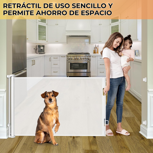 Puerta Retráctil de Seguridad Para Niños y Mascotas