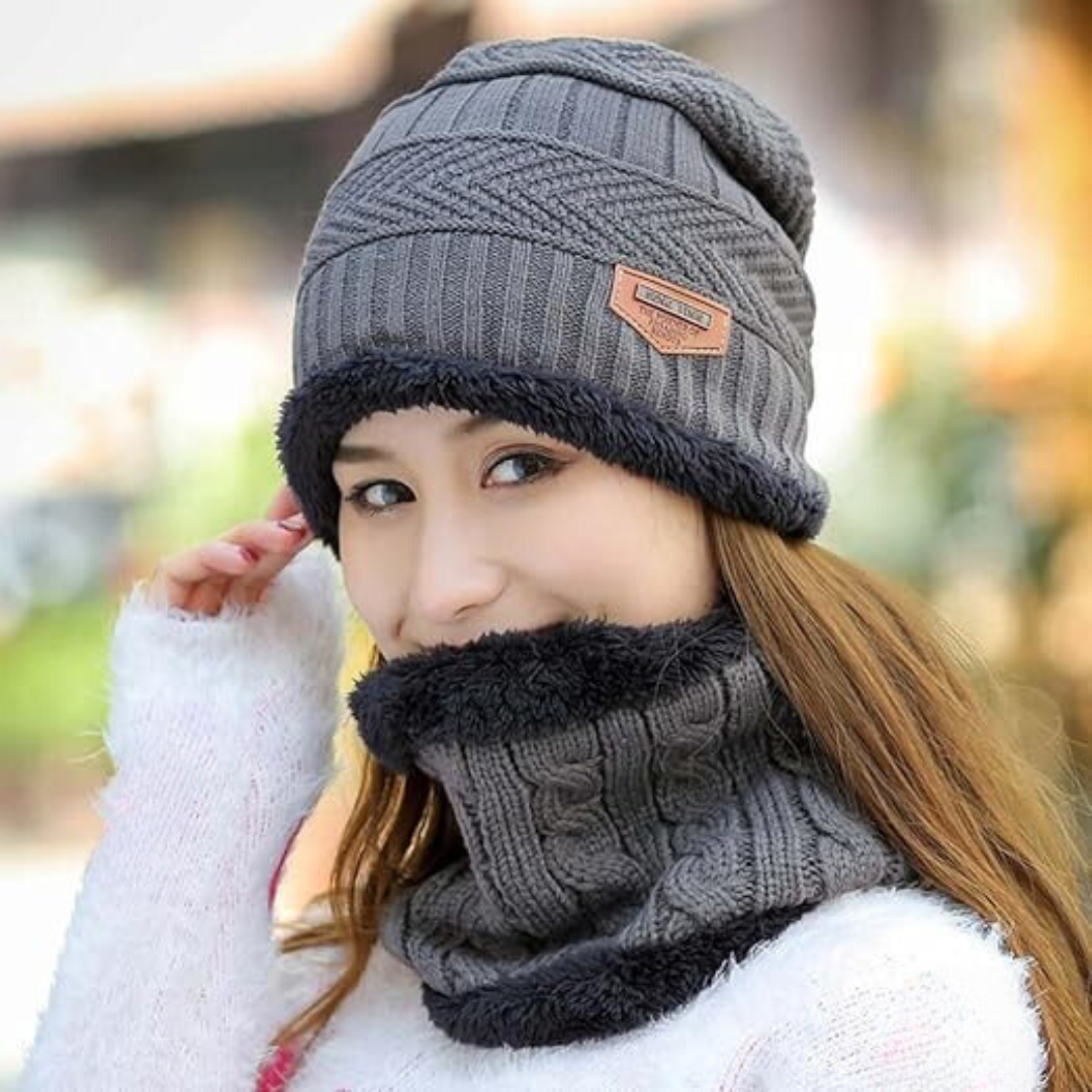 Gorro con Cuellera para Invierno