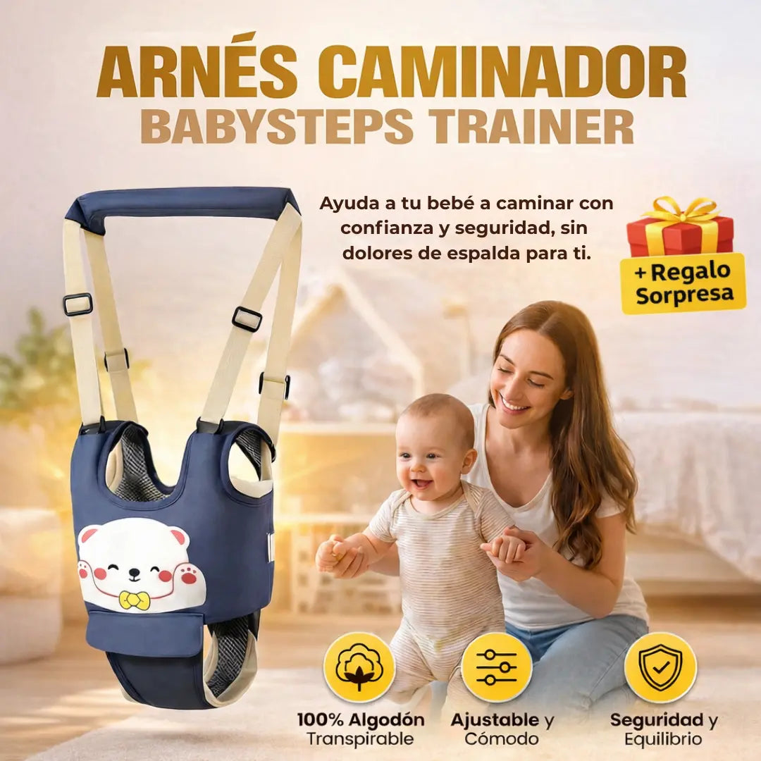 Arnés Caminador BabySteps Trainer 2 en 1 + Regalo Sorpresa