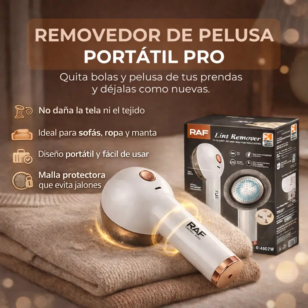 Removedor de Pelusa Portátil Pro