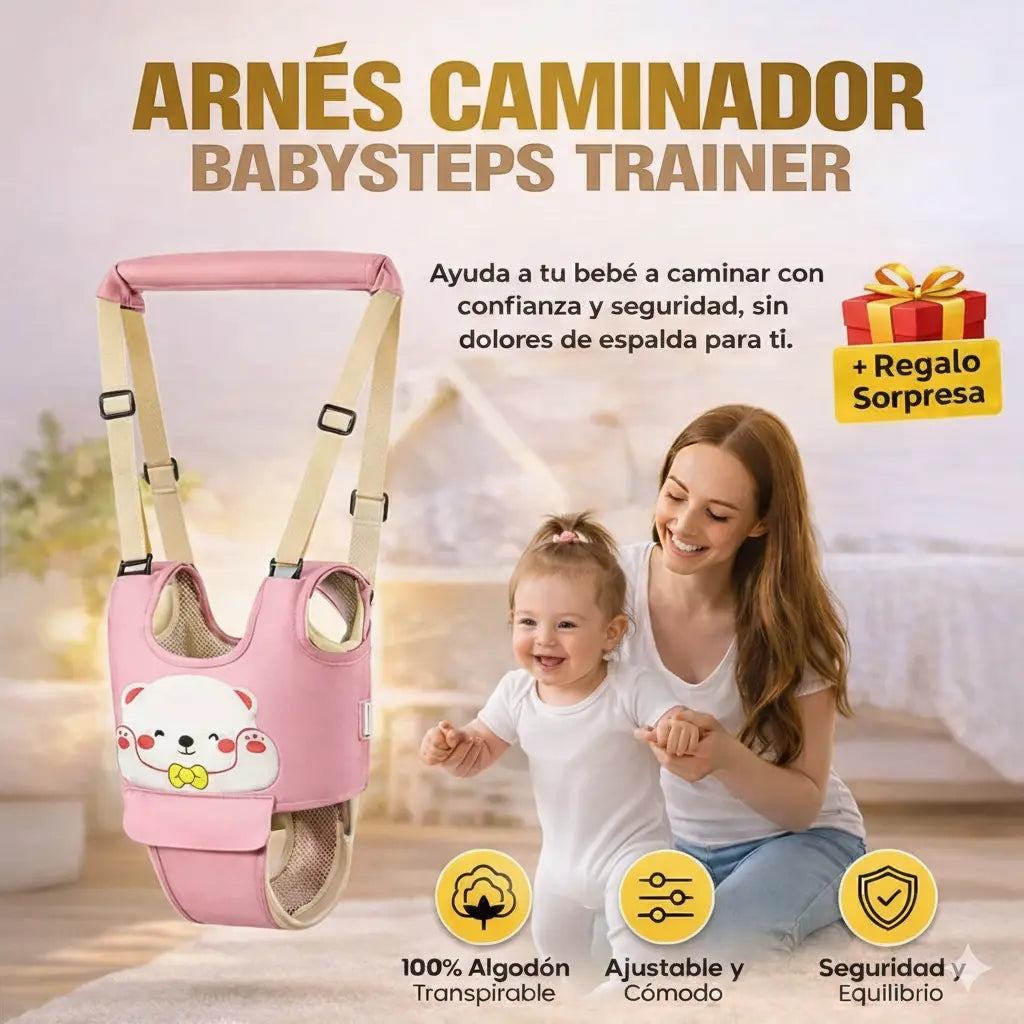 Arnés Caminador BabySteps Trainer 2 en 1 + Regalo Sorpresa