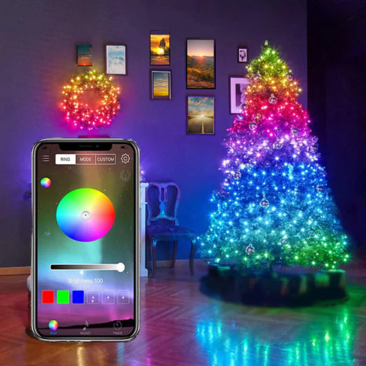Luces LED Inteligentes RGB de Navidad - 10 Metros