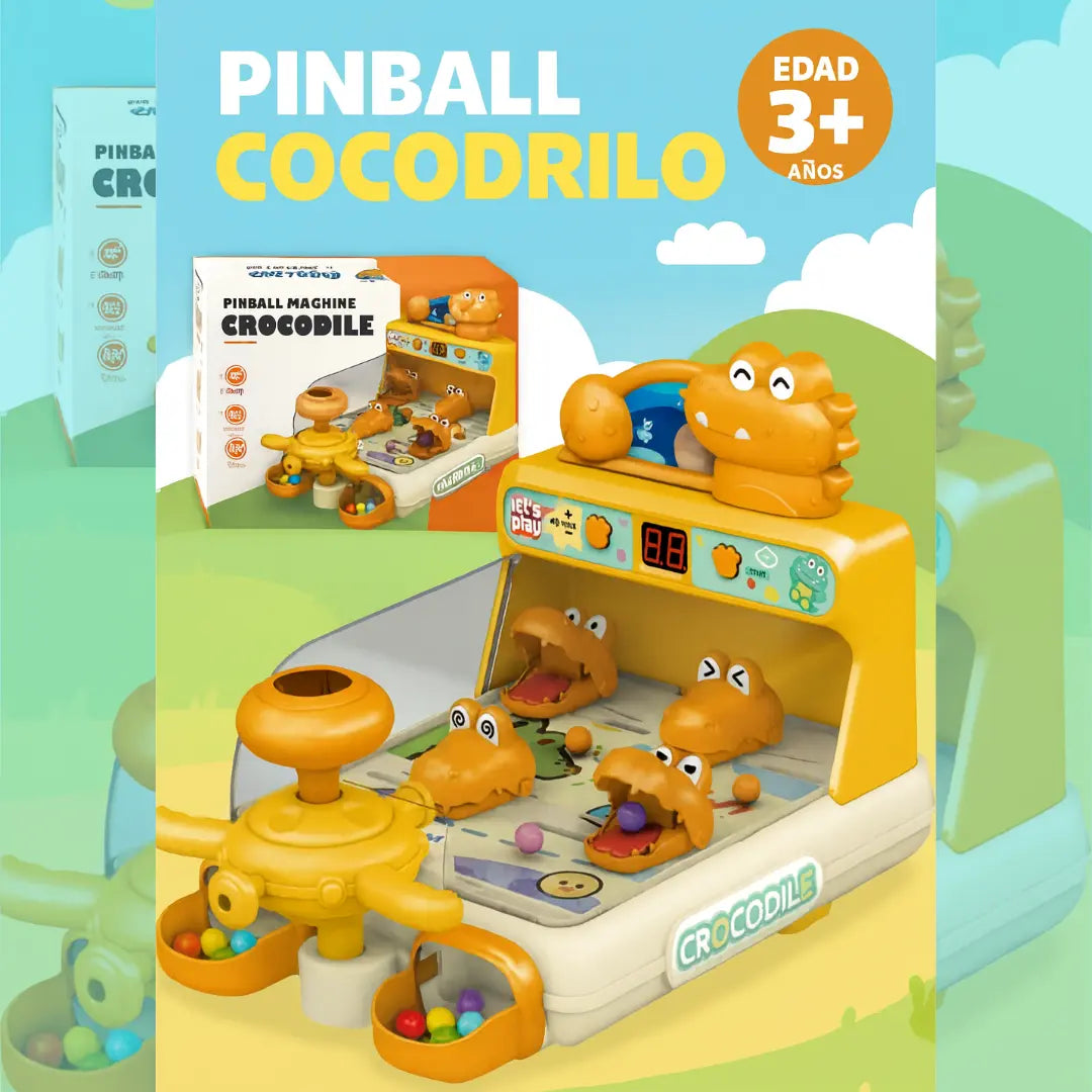 Pinball de Cocodrilo - Juego de Habilidad