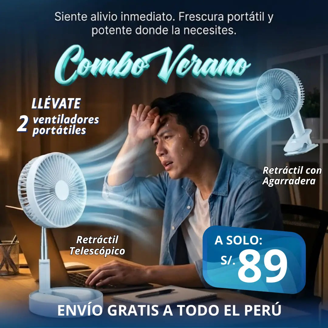 Pack Combo Verano - 2 ventiladores