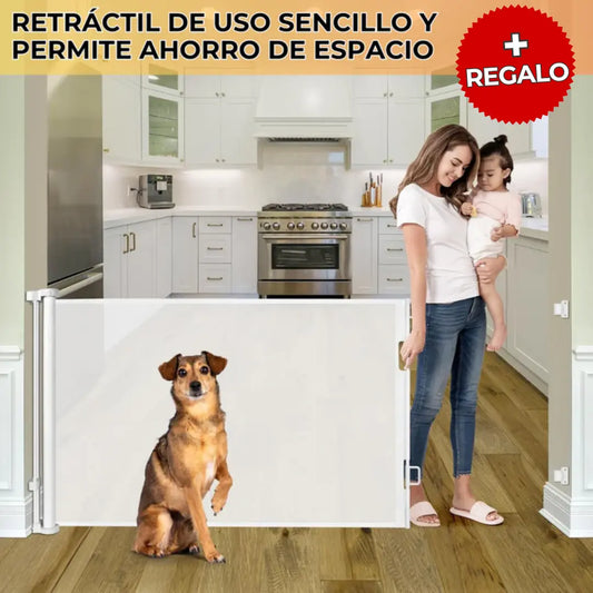 Puerta Retráctil de Seguridad Para Niños y Mascotas + Regalo(accesorio)