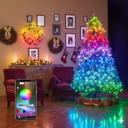 Luces LED Inteligentes RGB de Navidad + Regalo 🎁
