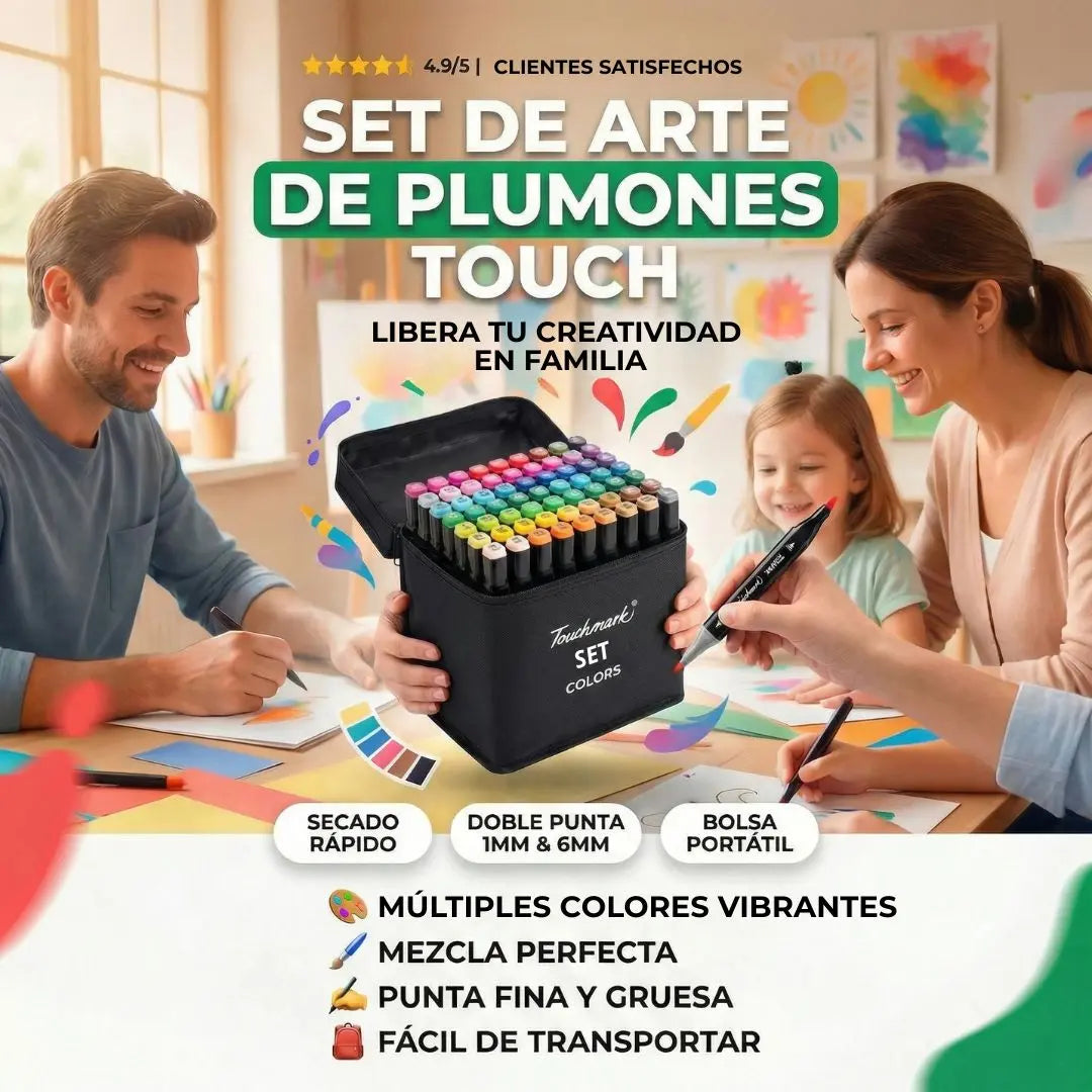Set de Arte Plumones Touch
