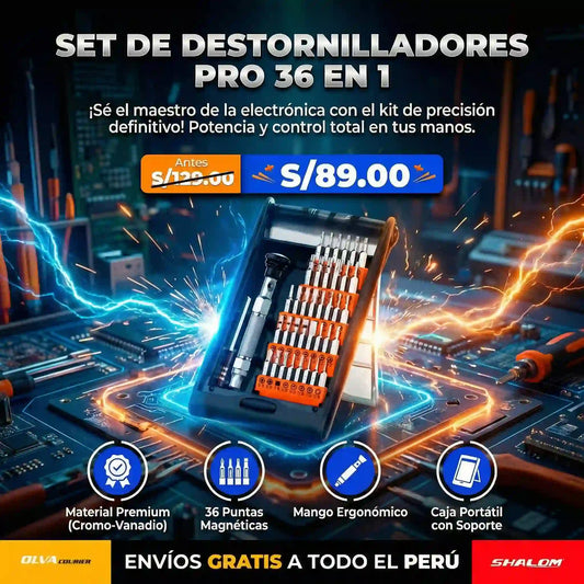 Set de Destornilladores 36 en 1 Pro